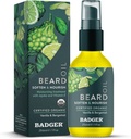 Badger Beard Oil, Babatsu & Jojoba, Certified Organic, Premium Beard Conditioner, Beard Oil for Dry Skin, Beard Oil for Long Beard, Facial Hair Oil, 1 fl oz Glass Bottle