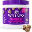Salmon Wellness Flavared Soft Chew Immune & Allergy Suplemen Anjing, 90 Cacah