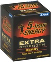 5-Hour Energy Extra Power Dietary Supplement, Berry, 4 Count