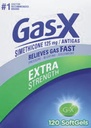 Gas- X Extra 125mg Kekuatan Gas Relief Simethacon 120 Softgels