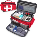 Mancro Aid Bags Kosong, Tas Travel Medis dengan Multi Pocket, Penyelenggara Botol Pil untuk Travel, Penyimpanan Rumah Tangga, Trauma Bag untuk EMT, Perawat, Dokter, Tas Darurat untuk Obat-obatan, Obat-obatan
