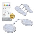 O2 Nose Filter with 3M Filtrasi - Nose Filter for Alergi - Nasal Filter for Alergi - Nostril Dust Mask, Smoke & Allergy Filter (Ukuran Trial, Paket 4)