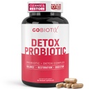 GOBIOTIX Detox Probiotic Suplemen Kesehatan Digetical - Milk Thistle, Turmeriic, and Dandelion Root, Enzymes for Gut Health - 50 Miliar CFU - 60 Capsules