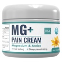 Mars Wellness MG + Magnesium Cream Relief - Extra Strength Magnesium and Arnica Cream - 4 OZ Tub - Neuropathy, Muscle Pain, dan Leg Cramps Relief - 1 Pack