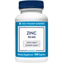 The Vitamin Shoppe Zinc 50MG - Dukungan Imune, Perlindungan Kesehatan & Antioksidan, EsculMineral (100 Kapsul)