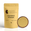 CARMEL ORGANICS Licorice Root Powder - 8 Ounce 124; Herbal Suplemen 124; Natural Sweetener dan Digetical Aid 124; Non-GMO 124; Tidak Ditambahkan Preservations & Address