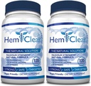 Untuk Hedemorhoids - Vegan Formula untuk Relief Heemperhoid & Vascular Kesehatan - Maksimum Kekuatan - 2 Botol - 135 Kapsul
