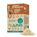 Meowbotic Good Guts for Cats Probiotic Powder, 11 Probiotic Strains, 2 Prepotics, 5 Digetical Enzymes for Digetical Dukungan, Tuna Flavor, Prograce for Cats, Indoor & Outdoor (30 hari)