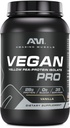 Amazing Muscle Vegan Powder 124; 28 Grams Protein 124; 34 Servings (3 Lb, Vanilla)