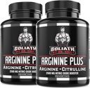 Dr. Emil 's ARGININE Plus - L Arginine + L Citrulline - 2500 MG High Dose NO Booster Tablet - Nitric Oxide Suplemen untuk Vaskulinity and Heart Health (Arginine AAKG dan Citrulline Malate 2: 1)