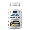 ANDREW LESSMAN Maksimum Omega- 3 Orange - 60 Softgels - Ultra- Murni, Tinggi Potensi Omega- 3 Oil. High DHA, No Stomach Upset, No Contaminants, No Mercury. Mudah untuk Swallow Softgels