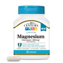 Abad ke-21 Magnesium Glycinate 200 mg Capsules per Serving, 90 Cacah