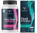 Promescent VitaFLUX Women 's Nitric Oxide Booster Suplement + Flausrible Wipes for Dewasa, Personal Cleansing Hygienic Wol for Men and Feminine Use