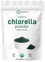 Micro Ingregenications Organic Chlorella Powder, 20 Ounces 124; Broken Cell Wall for Complete Absorpsi 124; Raw Superfood Supfilement, Rich in Protein & Vitamin 124; Nor-GMO, Vegan, Non-Irraated