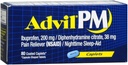 Advil Pm Caplet 80ct Ukuran 80ct