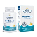 Nordic Omega-3, Lemon Flavor - 60 Soft Gels - 690 mg Omega-3 - Fish Oil - EPA & DHA - Imune Dukungan, Otak & Heart Kesehatan, Optimal Wellness - Non-GMO
