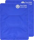 Koo-Care Large Flexible Gel Ice Pack for Injuries Recable Hot Cold Compress - Fit for Shoulder Arm, Back, Hip, Knee, Shin, Foot Pain Relief, Swelling, Fisik Therapy (L, 11 "x 14") Kemas 2