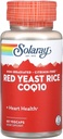 Solaray Red Yeast Rice Plus CoQ-10- 60 Vegetarian Capsules