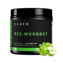Kaged Original Pra Workout Powder 124; Krisp Apple 124; Pre- Kaged 12.4; Diproduksi dengan Creatine, Beta Alanine, Kafeine Murni 124; 20 Pelayan