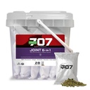Formula 707 Gabungan 6in1 Equine Suplement, Daily Fresh Packs - Dukungan untuk Gabungan Integritas dan Inflammatory Resse in Horses - Green-Lipped Mussel, MSMM, Glucosamin, Chondroitin & Collagen