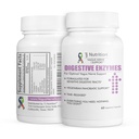 Enzymes Digetical for Sensitive Homachs - Support Vagus Nerve, Vegetarian Pancreatics Support Formula for Optimal Gut Health, Enhances Food Diatle & Gut Flora