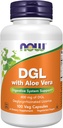 Sekarang makanan Suplemen, DGL dengan Aloe Vera (Deglicyrrhizinated Licorice) Persediaan Dieter, 100 Veg Capsules