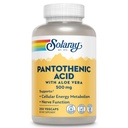Filararic Pantothenic Acid 500mg - Pantothenic Acid Suplemen (Vitamin B5) - Ensimal B Complex Vitamin - Figuler System and Cellular Energy Dukungan - Vegan, Gluten Free, 60- Day Guaratee, 250 Servates