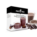 Protein Tinggi Protiwise Shake & Pudding Mix 124; 15g Protein, Low Fat, Low Calorie, Low Sugar 124; Gluten Free KeTO 124; Meal Replaces untuk Hunger Control 124; Dark Chocolate Flavor 124; 7 / Box