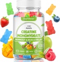 Softbear 5000mg Creatine Monohydrate Gummies for Men Women, Vegan Creatine HCL Support Pre Workout Gummies for Muscle Builder Power Mixed Flavor 60 Count