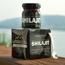 Himalaya Shilajit Resin - Organic Shilajit Supplemen Bersumber dari Alleting Tinggi - 500mg Pure Resin Alam & Fulvic Acid, 85 + Trace Minetars (50g (100 Pelayan) + Spoon)