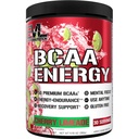 EVL BCAAS Amino Acids Powder - BCAA Energy Pre Workout Queder for Muscle Recovery Lean Growth and Endurance - Rehydrating Post Workout Recovery Drince with Natural Caffeine - Cherry Limeade