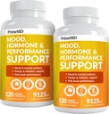 19- in-1 Peru Maca Root Kapsul - 9125 mg Ashwagandha Suplemen dengan Maca Fenugreek & Ginseng (120 Kapsul), Paket 2