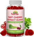 Tart Cherry Gummies (2000mg) with Celery Extract (400mg) - Sleep, and Joints- Tart Cherry Extract Alternative to Tart Cherry Juice Concentray, Capsules, or Powders - 60 Count