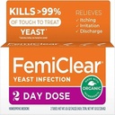 FemiClear 2- Day Dose Yeast Infeksi dan Itch Control Oquints, untuk Moderate to Intense Symptoms, dibuat dengan All-Natural and Organic Ingredics, Plus Eksternal Antiternal-Itch Oquests for Soothing Care