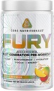 Core Nutronionals Fury V2: Pre- Workout Powder untuk memaksimalkan Performance in The Gym W / Zum-XR ® Caffeine, L- CItruline, dan Alpha GPC (40 Scoops) (Tropic Thunder)