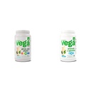 Vega Organik All- inOne Vegan Powder Protein & Protein dan Greens Protein Powder, Vanilla - 20g Plant Based Protein Plus Vegies