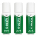 Biofreeze Roll On Pain Relief for Knee, Neck, Hip, Gabungan, Shoulder, & Simple Bacache, Arthritis Pain Reliever, Sore Muscle Relief, Roll On Menthol Geel 3 Fl Oz (Paket 3)