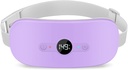 NOWWISH Heating Pad untuk Periode Cramps Pain Relief, Portabel Electric Cordless Menstrual Pad Rechargable dengan 6 Heat Levels dan 6 Massage Modes, Hadiah Natal untuk Perempuan Teen Girls, Purple
