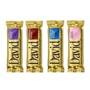David, Protein Bar, Sample Pack, Variety Pack, Pack dari 4 Protein Bars 124; 28g dari Protein 124; 150 Kalori 124; 0g dari Sugar - Tinggi Protein, Low Carb, Gluten Free Protein Bar
