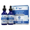 Complex Diet Drops - Best Natural Drops for Men and Women (2 Bottle Pack) - 60 Day Supply