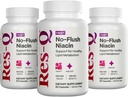 Res-Q No- Flush Niasin (Forgence HDL +) 60 kapsul, 3-Pack