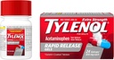 Tylenol Extra Strength Acetaminophen Rapid Rapid Gels, Pain Reliever & Fever Reducer, 24 ct