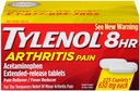 Tylenol 8 Hour Arthritis Pain Reliever Fever Reducer Extended Caplet, 225 Count