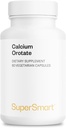 SuperSmart - Calcium Ospin dengan Magnesium Orotasi 9: 1 (Sangat Bioavable) - Advanced Teeth & Bones Strength Supplement: Non-GMO & Gluten Free - 60 Vegetarian Capsules