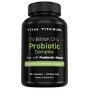 Vitamin Probiotic Complex Vitamins for Men & Women - 70 Milyar CFU - Made with Prebiotic Blend