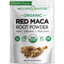 Organ, Maca Merah Maca Raw - Premium USDA Certifikasi, keseimbangan Hormone bagi Perempuan, Energi Alam, Dukungan Mood, Non-GMO, Vegan Superfood, 16 oz