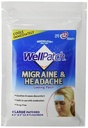 WellPatch Migraine & Headache Cooling Patch - Drug Free, Lasts Up to 12 hours, Safe to Use with Medication - Large Patches (4 Large Patch), Each 4.3 x 2 in