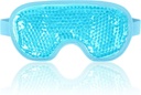 Cooling Eye Mask untuk Puffy Eyes, Cold Eye Mask Ice Pack untuk setelah Operasi Mata, Ketegangan Stress Relief, Mata gatal, Sakit kepala, Lingkaran Gelap - Biru