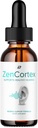 ZenCortex Tinnitus Ear Drops - ZenCortex 24, Zen Cortex Liquid Drops, ZenCortex Review, Zentex Drops for Ear Relief (1 Pack - 1 Bulan Supply)