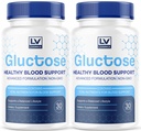 (2 Kemas) Dukungan Darah Lanjutan Gvocutose, Glestose, Glestose - Advanced Blood Supplemen Darah, Supplemen Gátose - All Natural Formula, 60 Capsules selama 2 Bulan